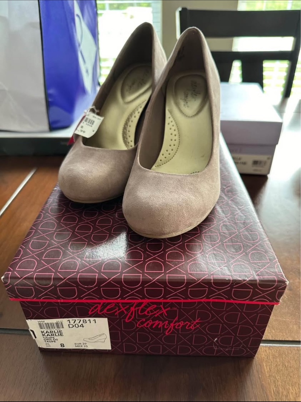 Alegria Karlie Women's Dusty Rose Suede Heels